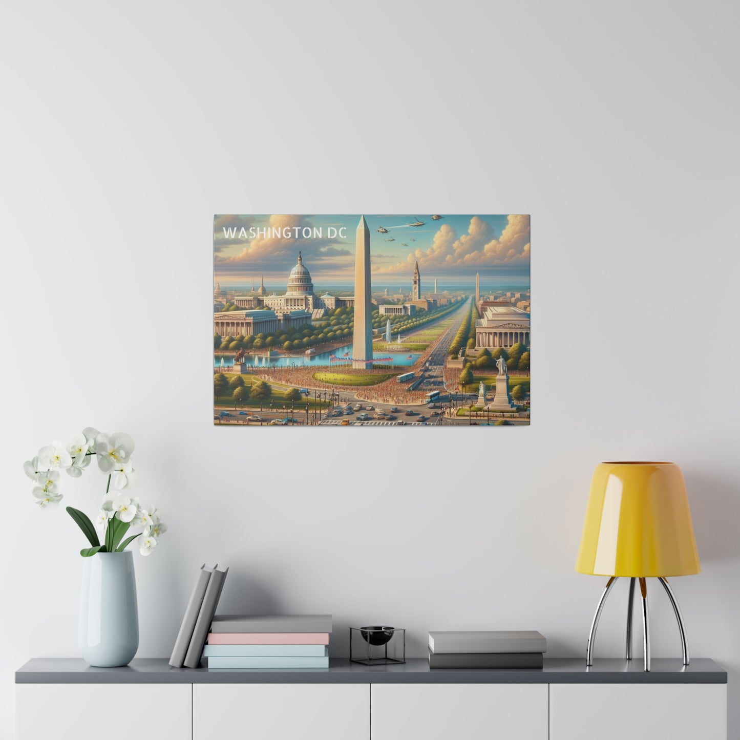 Washington DC Skyline Canvas Art