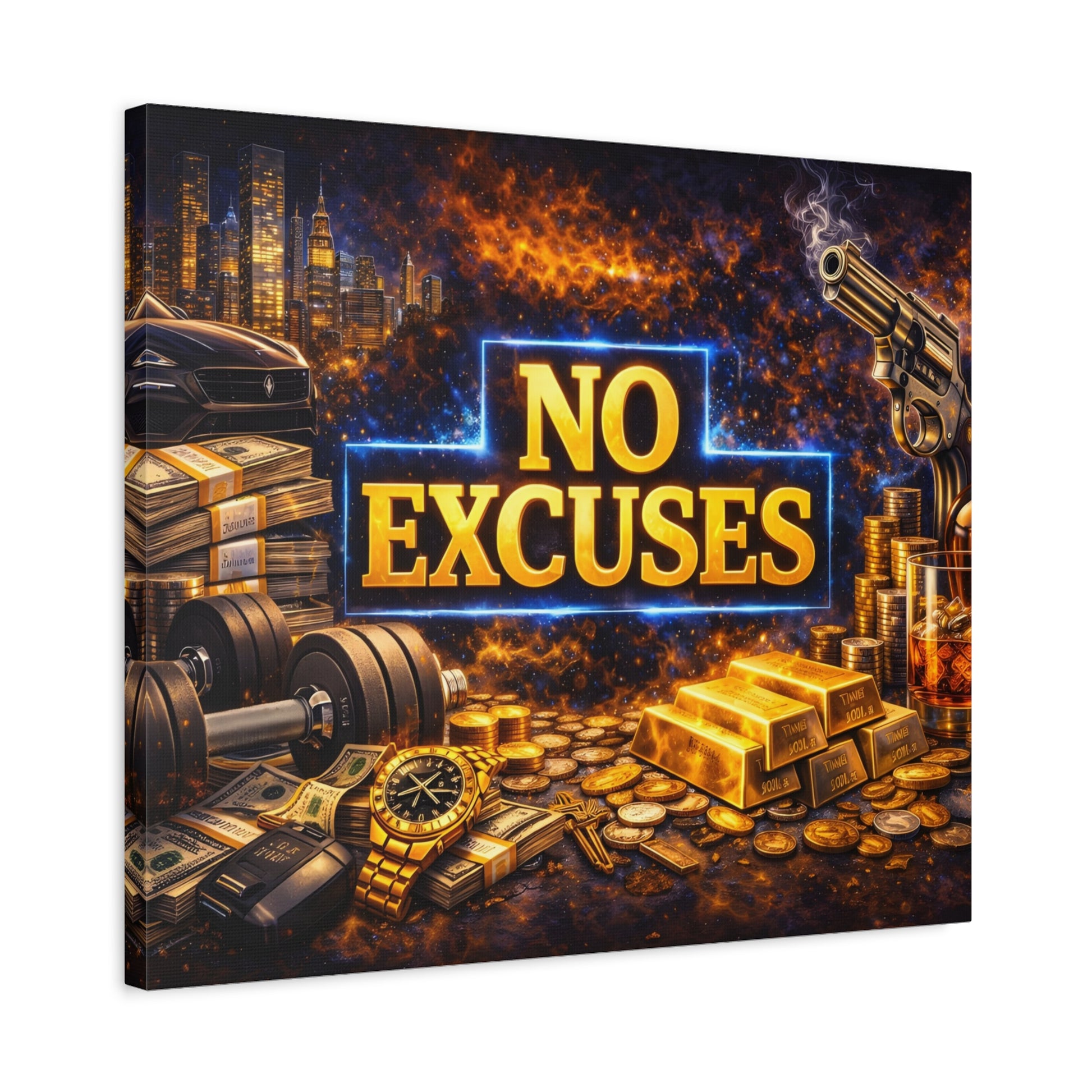 No Excuses – Luxury Motivation canvas wall art, product image 46 of 84