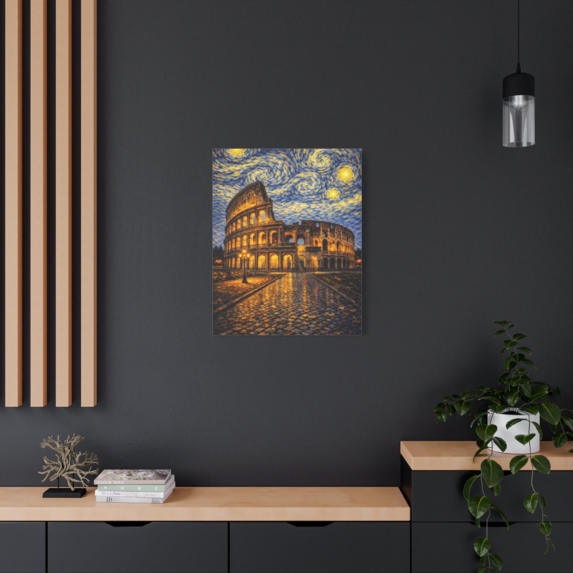 The Colosseum Under a Starry Sky – Van Gogh Inspired Canvas Print in Van Gogh style canvas art, product image 48 of 60