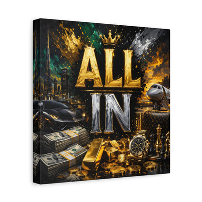 All In – Luxury Entrepreneur canvas wall art, product image 17 of 40