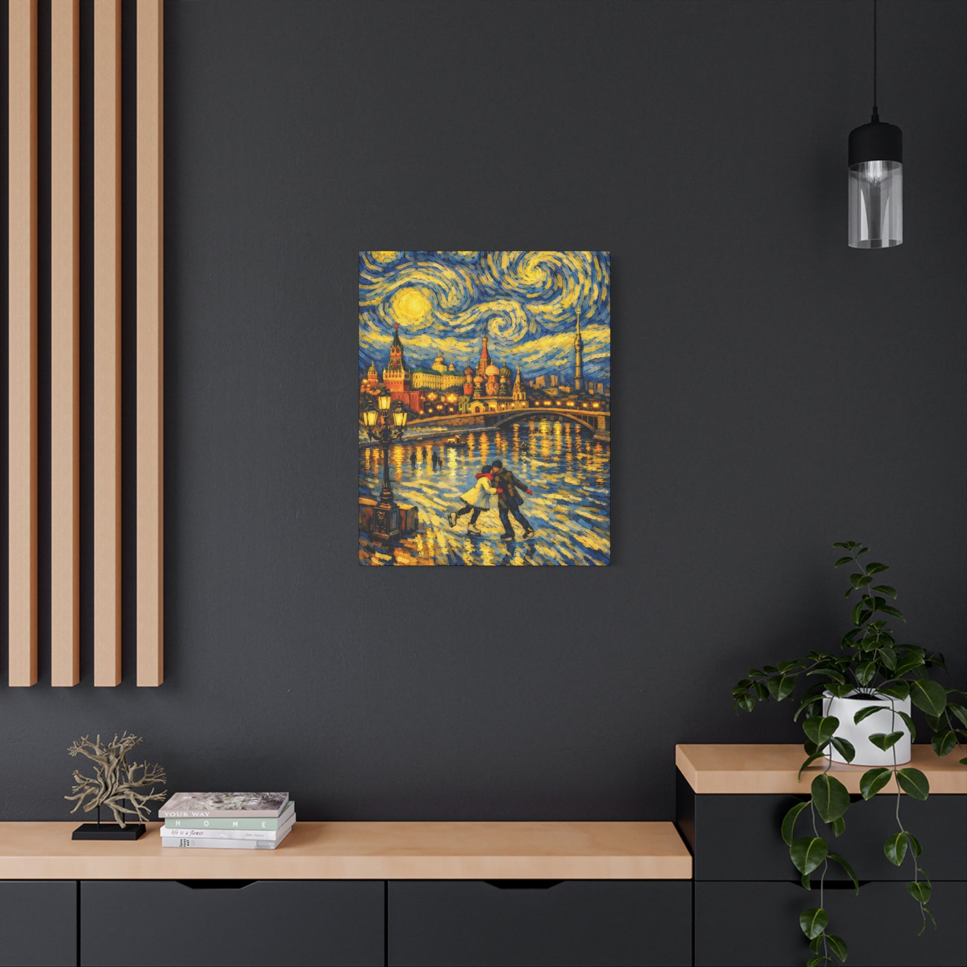 Moscow in a Starry Night – Van Gogh Inspired Canvas Print in Van Gogh style canvas art, product image 50 of 68