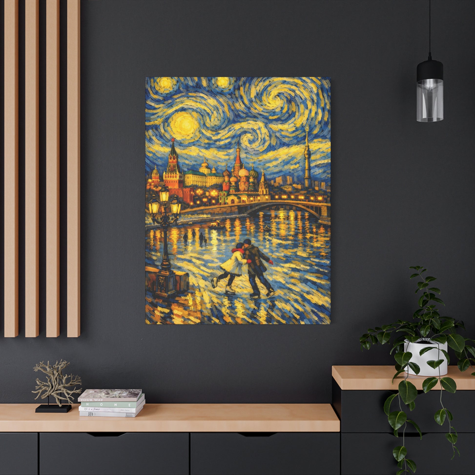 Moscow in a Starry Night – Van Gogh Inspired Canvas Print in Van Gogh style canvas art, product image 68 of 68
