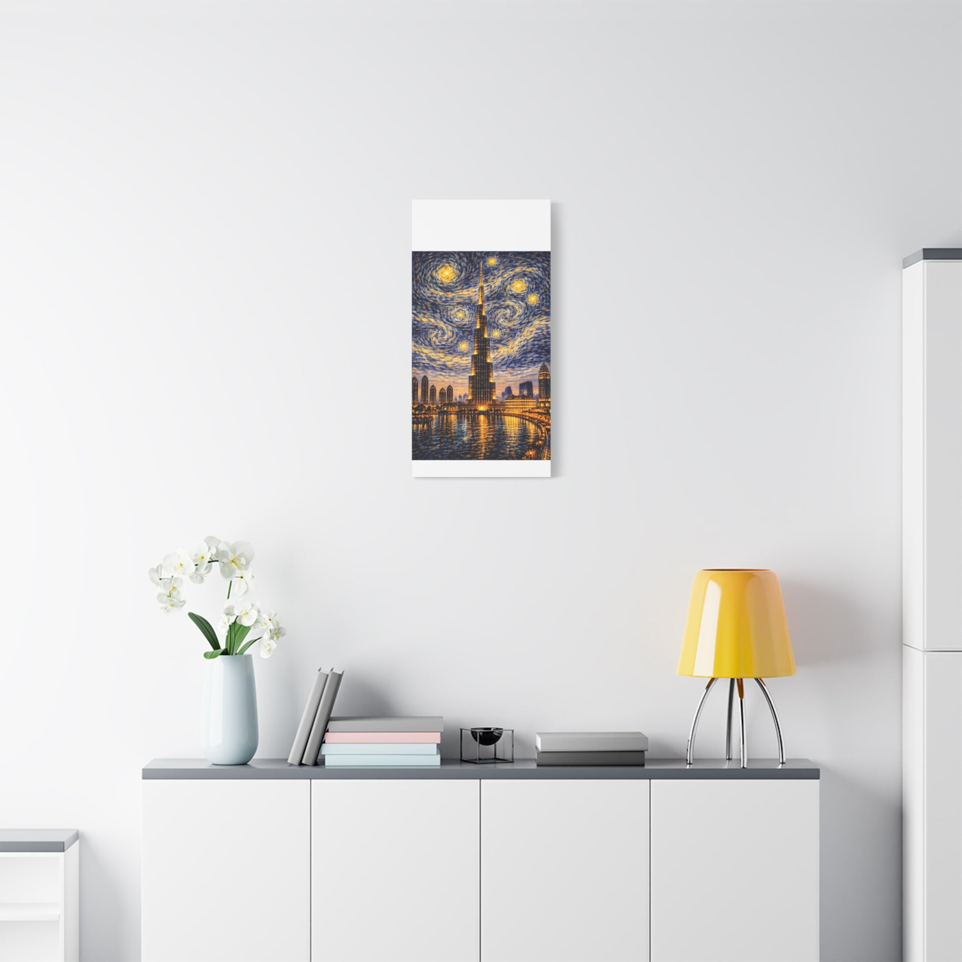 Burj Khalifa Beneath a Starry Sky – Van Gogh Inspired canvas wall art, product image 34 of 68