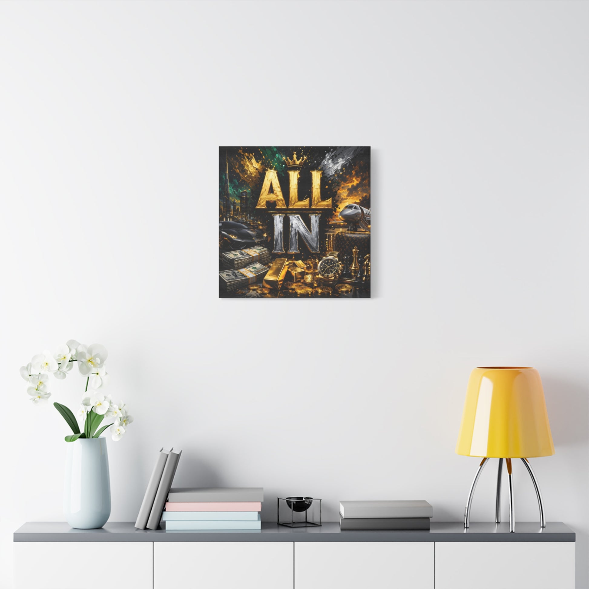 All In – Luxury Entrepreneur canvas wall art, product image 27 of 40