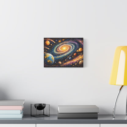 Galaxy Spiral Matte Canvas Wall Art — Colorful Space Planets Decor Canvas image 23