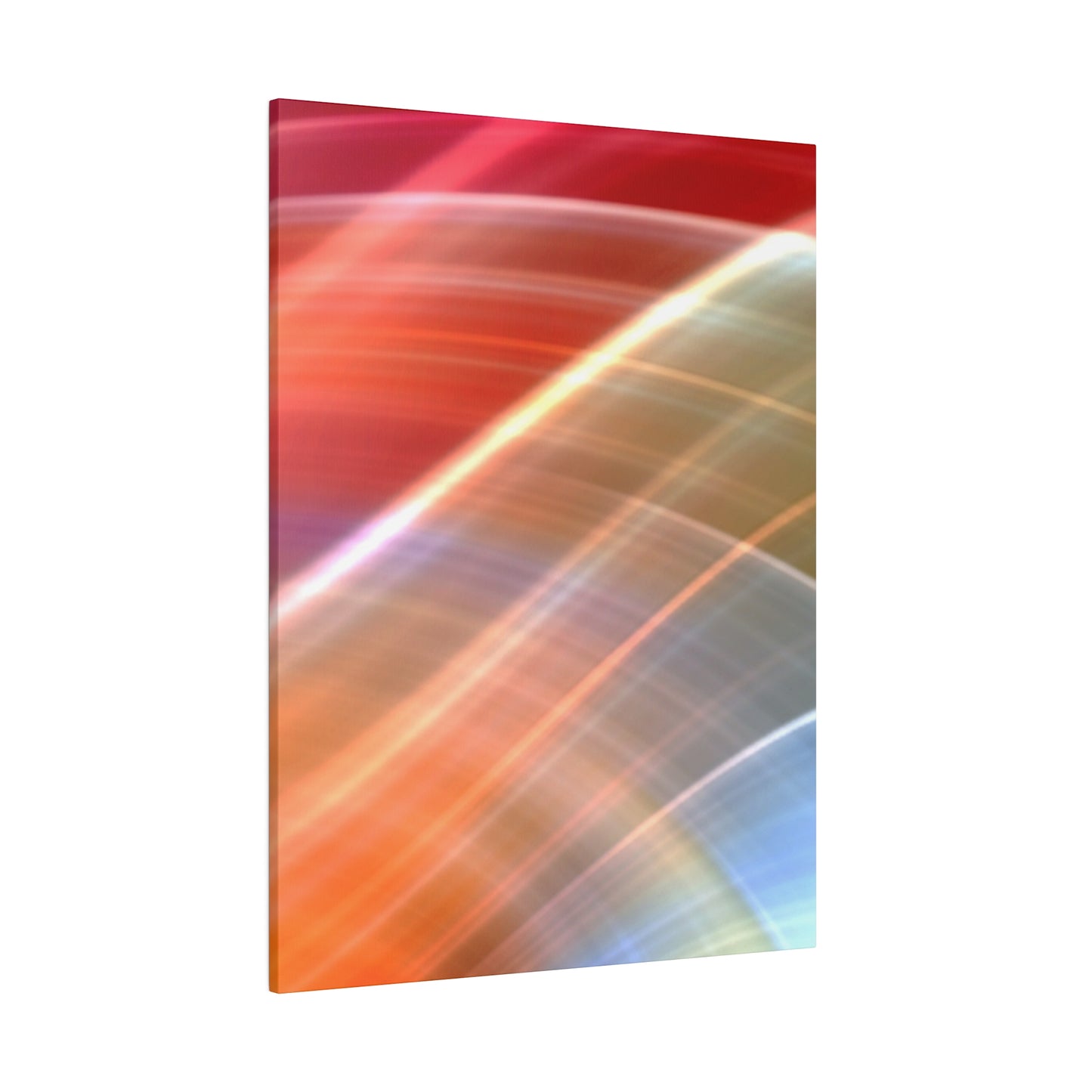 Radiant Waves Abstract Art Canvas Wall Art