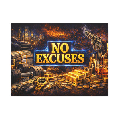 No Excuses – Luxury Motivation canvas wall art, product image 16 of 84