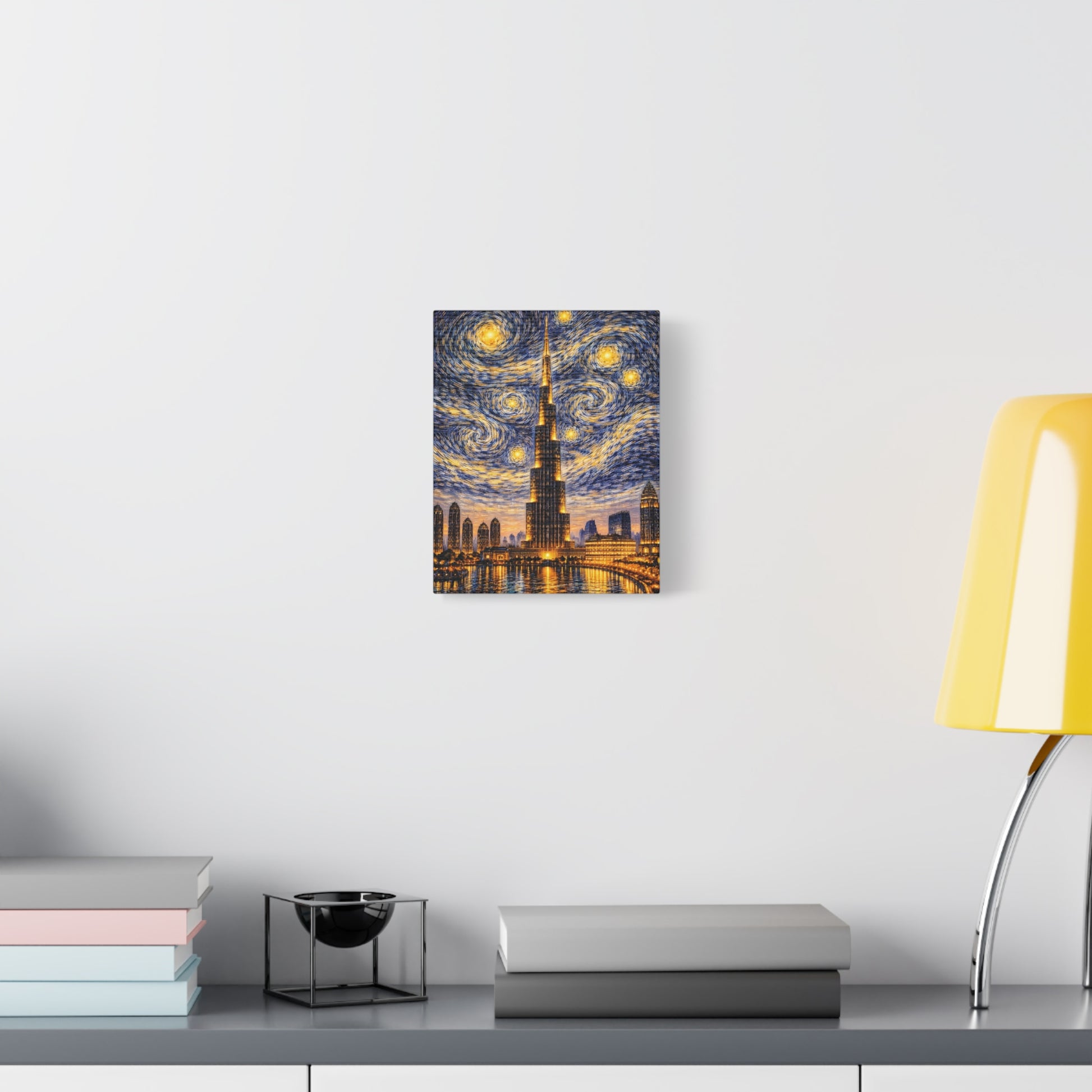Burj Khalifa Beneath a Starry Sky – Van Gogh Inspired canvas wall art, product image 19 of 68