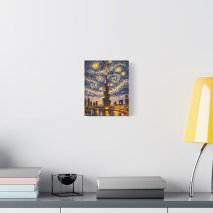 Burj Khalifa Beneath a Starry Sky – Van Gogh Inspired canvas wall art, product image 19 of 68