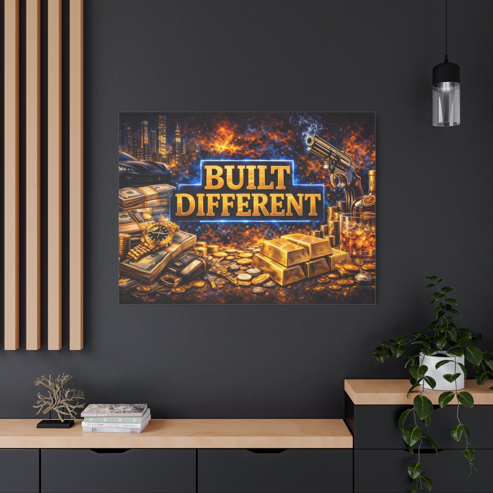 Built Different – Luxury Motivation canvas wall art, product image 77 of 80