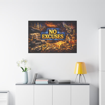 No Excuses – Luxury Motivation canvas wall art, product image 77 of 84