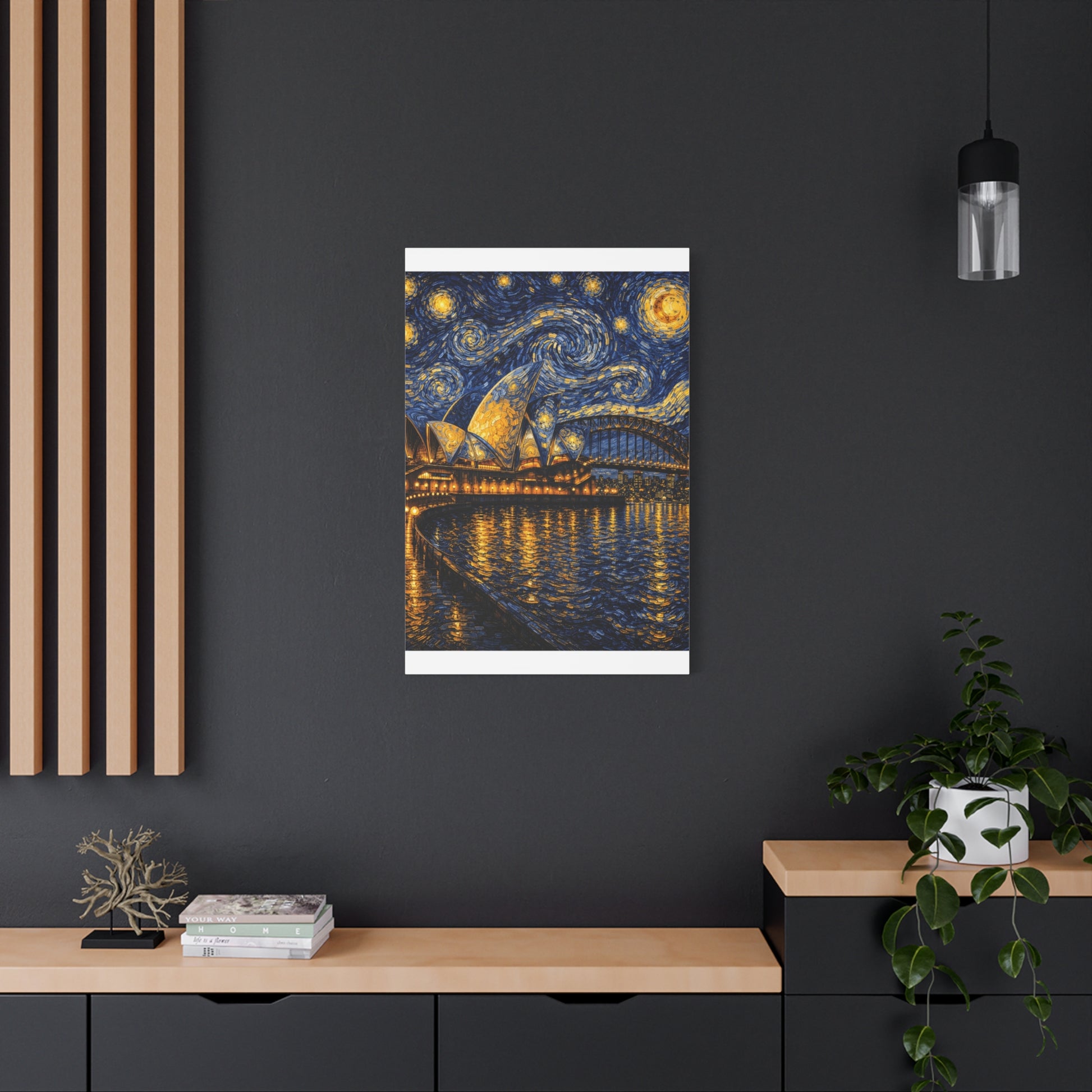 Sydney Opera House in a Starry Dream – Van Gogh Inspired Canvas Print in Van Gogh style canvas art, product image 51 of 60