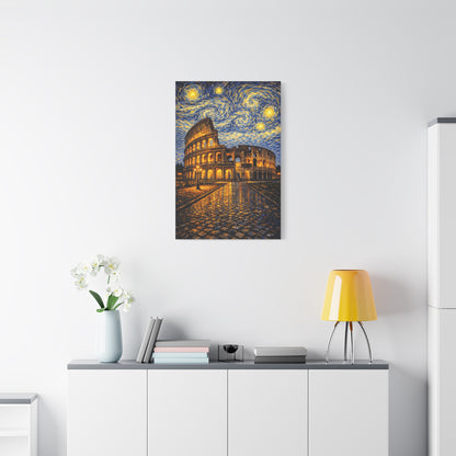 The Colosseum Under a Starry Sky – Van Gogh Inspired Canvas Print in Van Gogh style canvas art, product image 53 of 60