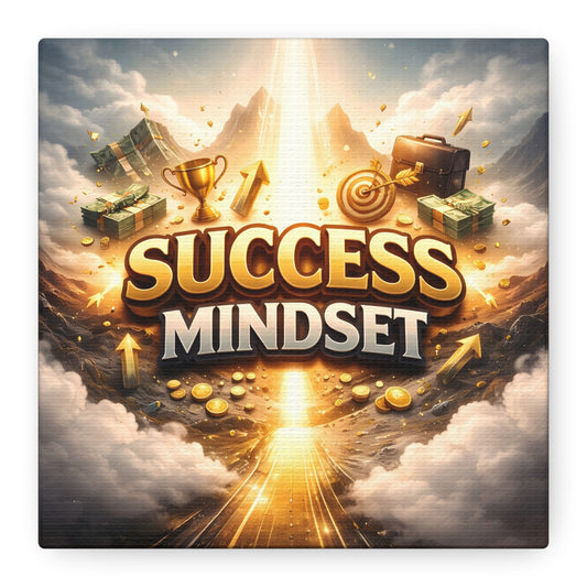 Success Mindset Minimalist Fog Canvas Canvas image 1