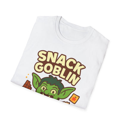 Centered product gallery image of the Snack Drawer Goblin tee design
