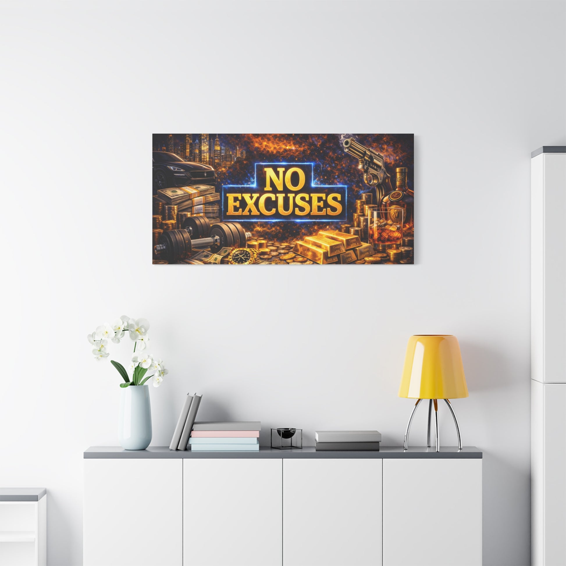 No Excuses – Luxury Motivation canvas wall art, product image 74 of 84