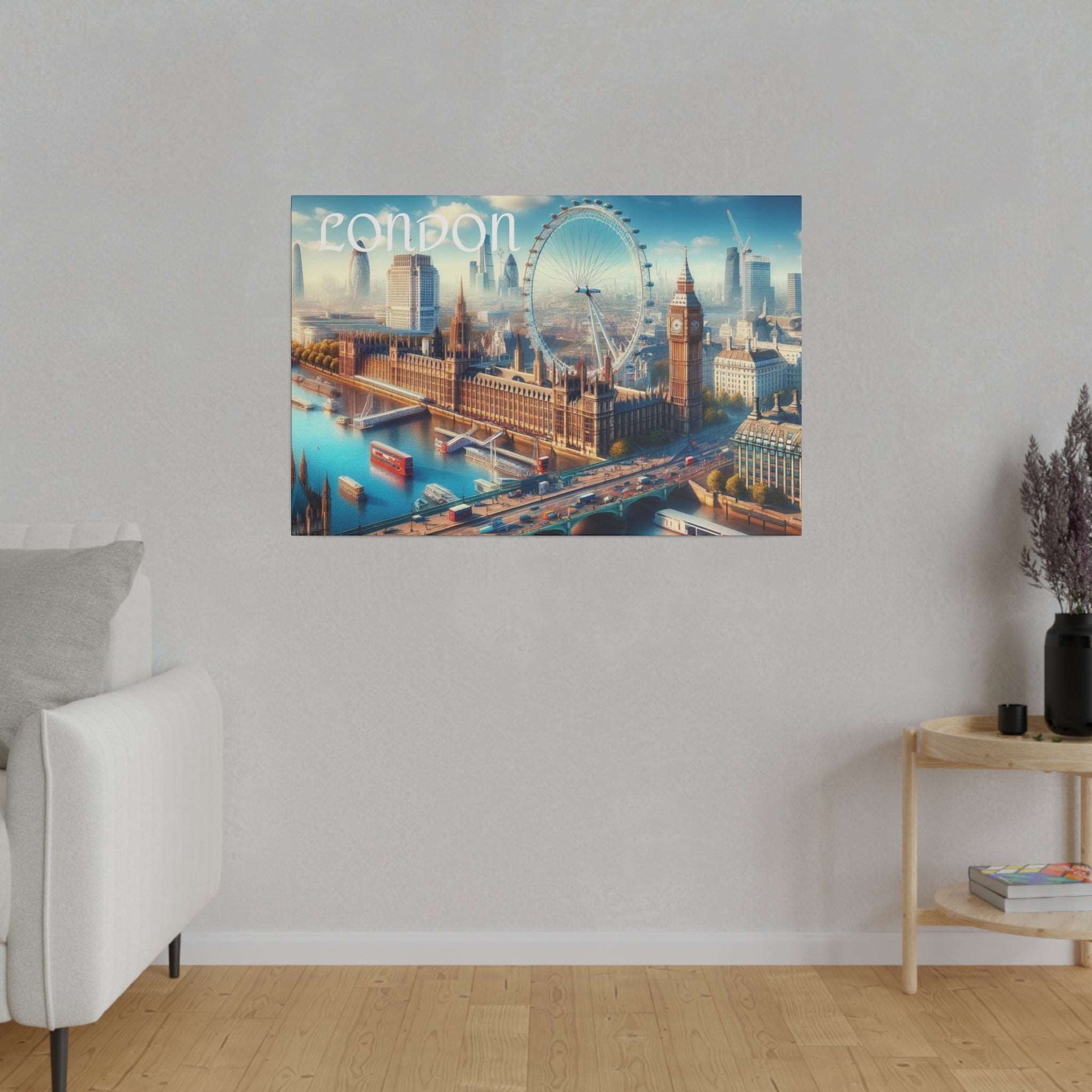 London Skyline Canvas Art