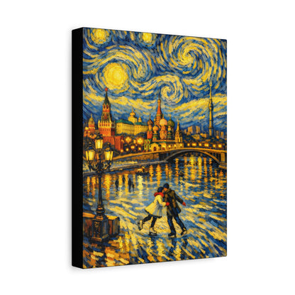 Moscow in a Starry Night – Van Gogh Inspired Canvas Print in Van Gogh style canvas art, product image 21 of 68