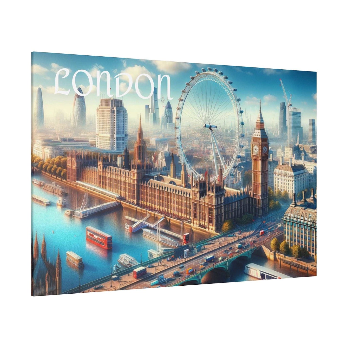 London Skyline Canvas Art