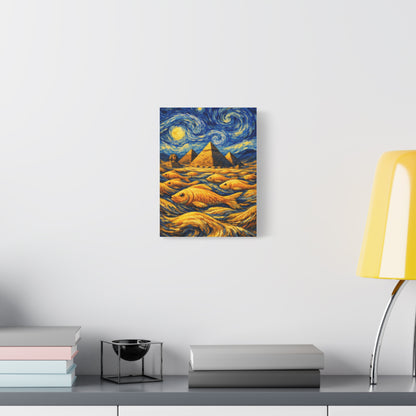 Golden Currents Over Giza – Van Gogh Inspired canvas wall art, product image 18 of 52