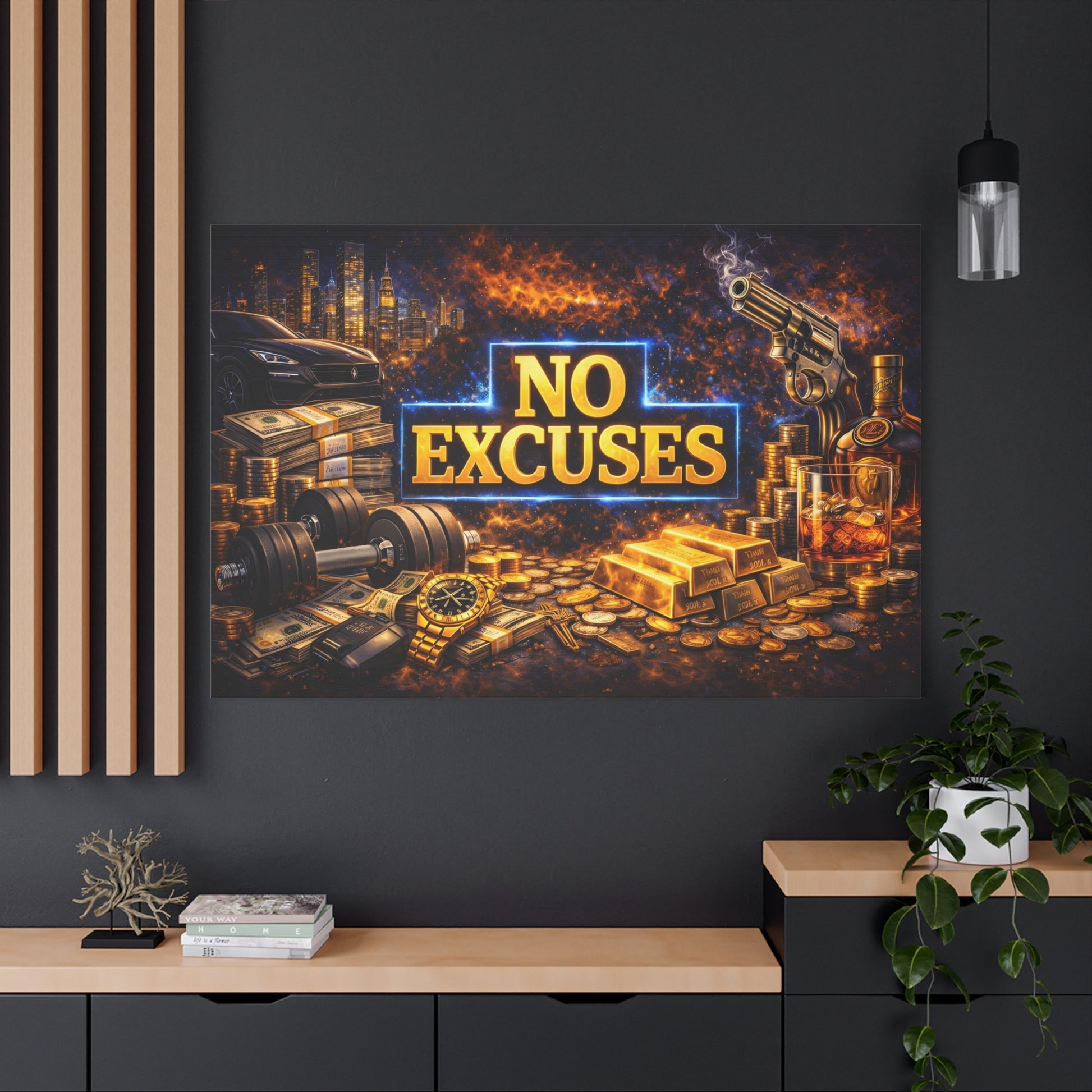 No Excuses – Luxury Motivation canvas wall art, product image 84 of 84