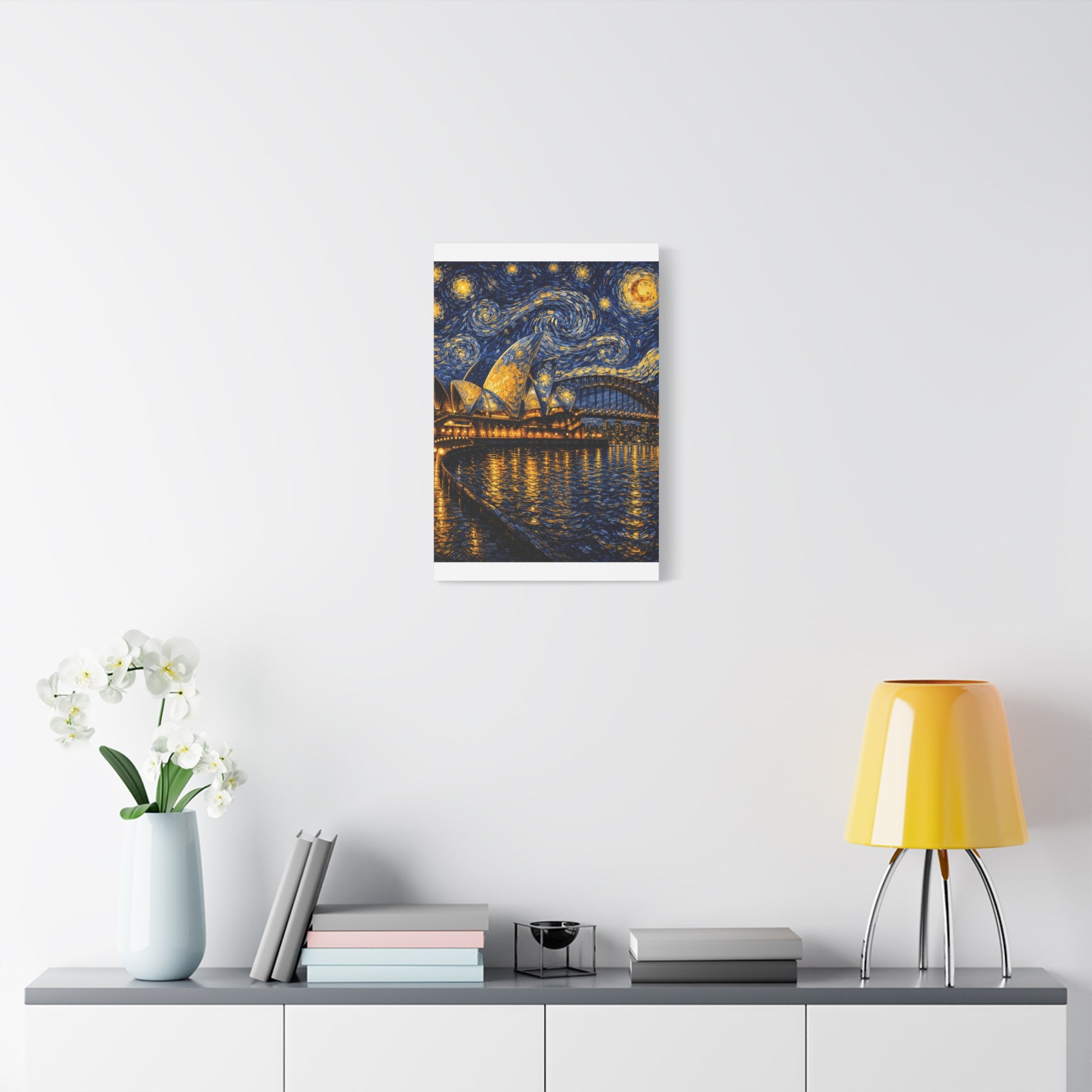 Sydney Opera House in a Starry Dream – Van Gogh Inspired Canvas Print in Van Gogh style canvas art, product image 35 of 60