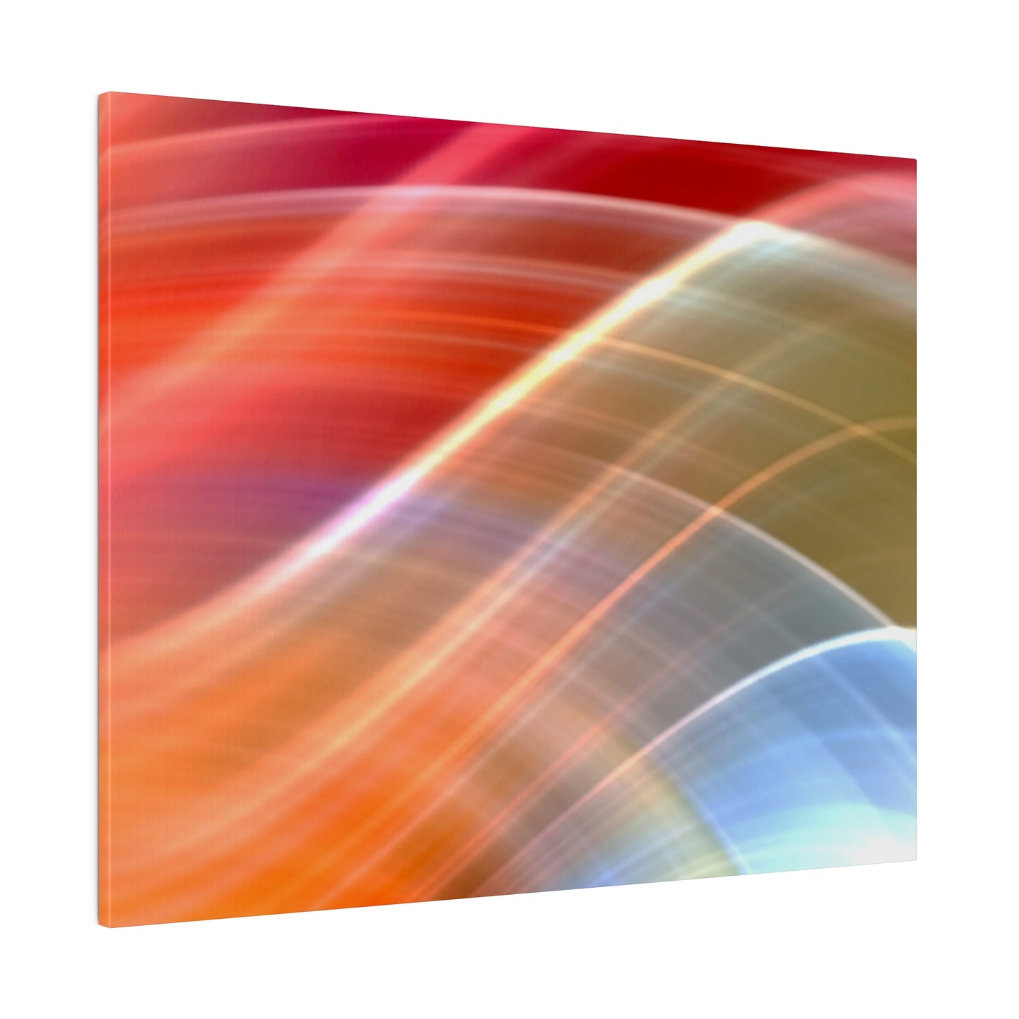 Radiant Waves Abstract Art Canvas Wall Art