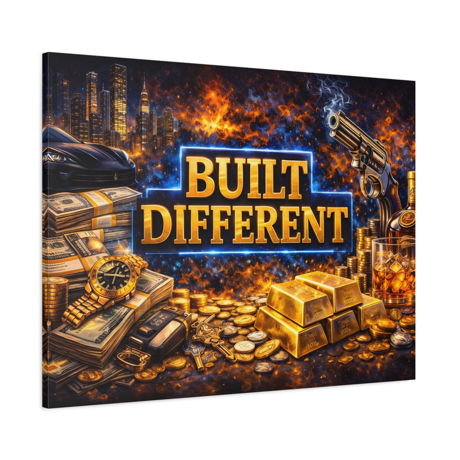 Built Different – Luxury Motivation canvas wall art, product image 66 of 80