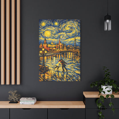 Moscow in a Starry Night – Van Gogh Inspired Canvas Print in Van Gogh style canvas art, product image 65 of 68