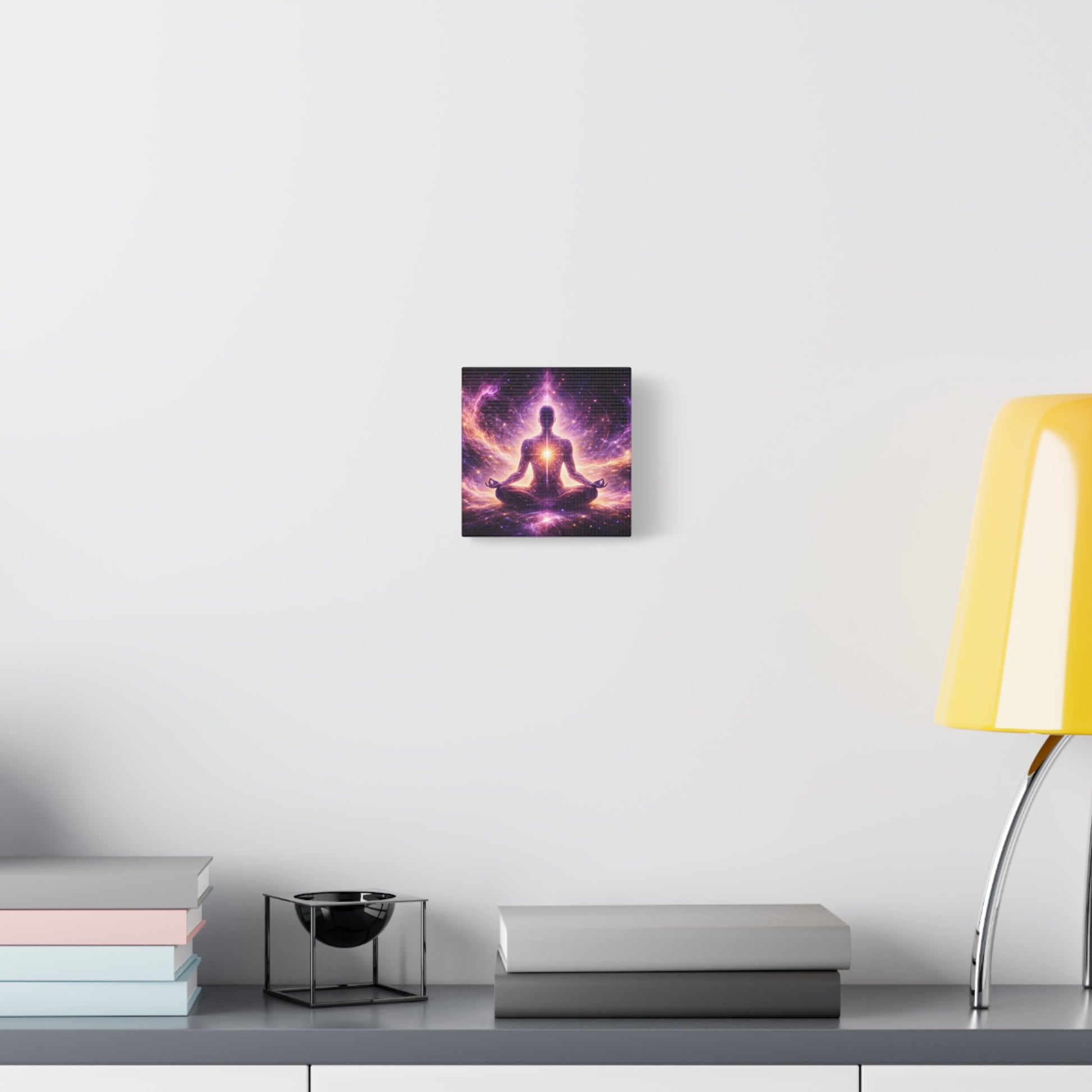 Cosmic Meditation Canvas – Spiritual Galaxy Energy Wall Art, canvas wall art, gallery image 12 of 40