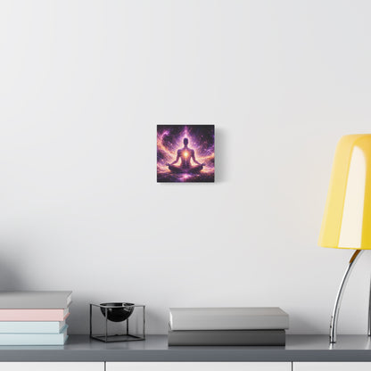 Cosmic Meditation Canvas – Spiritual Galaxy Energy Wall Art, canvas wall art, gallery image 12 of 40