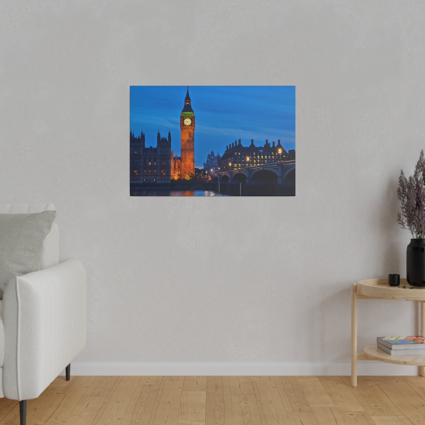 The beauty of Big Ben at night in London, with its clock face shining brightly and the city lights creating a stunning backdrop.