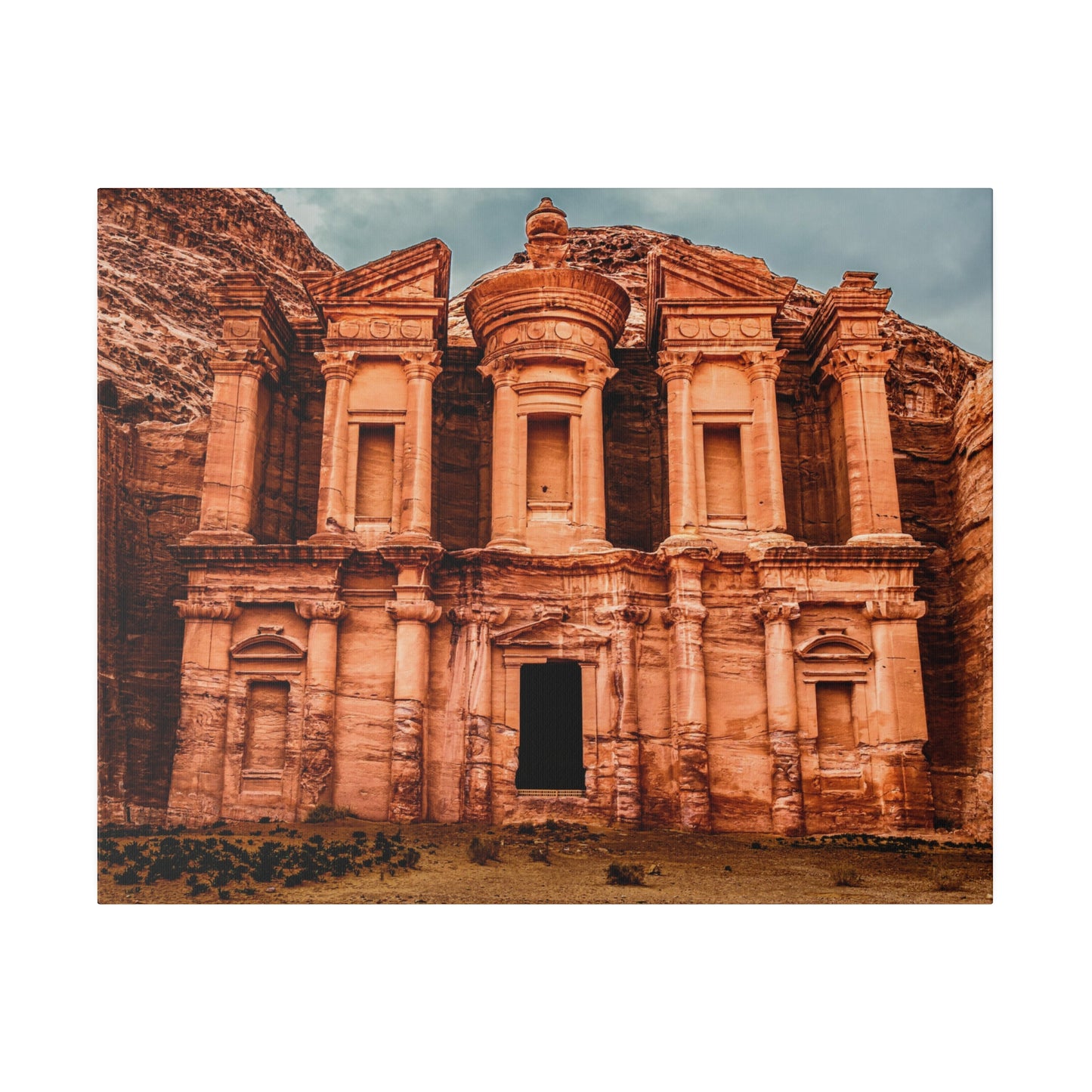 Petra’s cultural heritage site in Jordan, featuring the famous Treasury with its detailed carvings and historical importance.