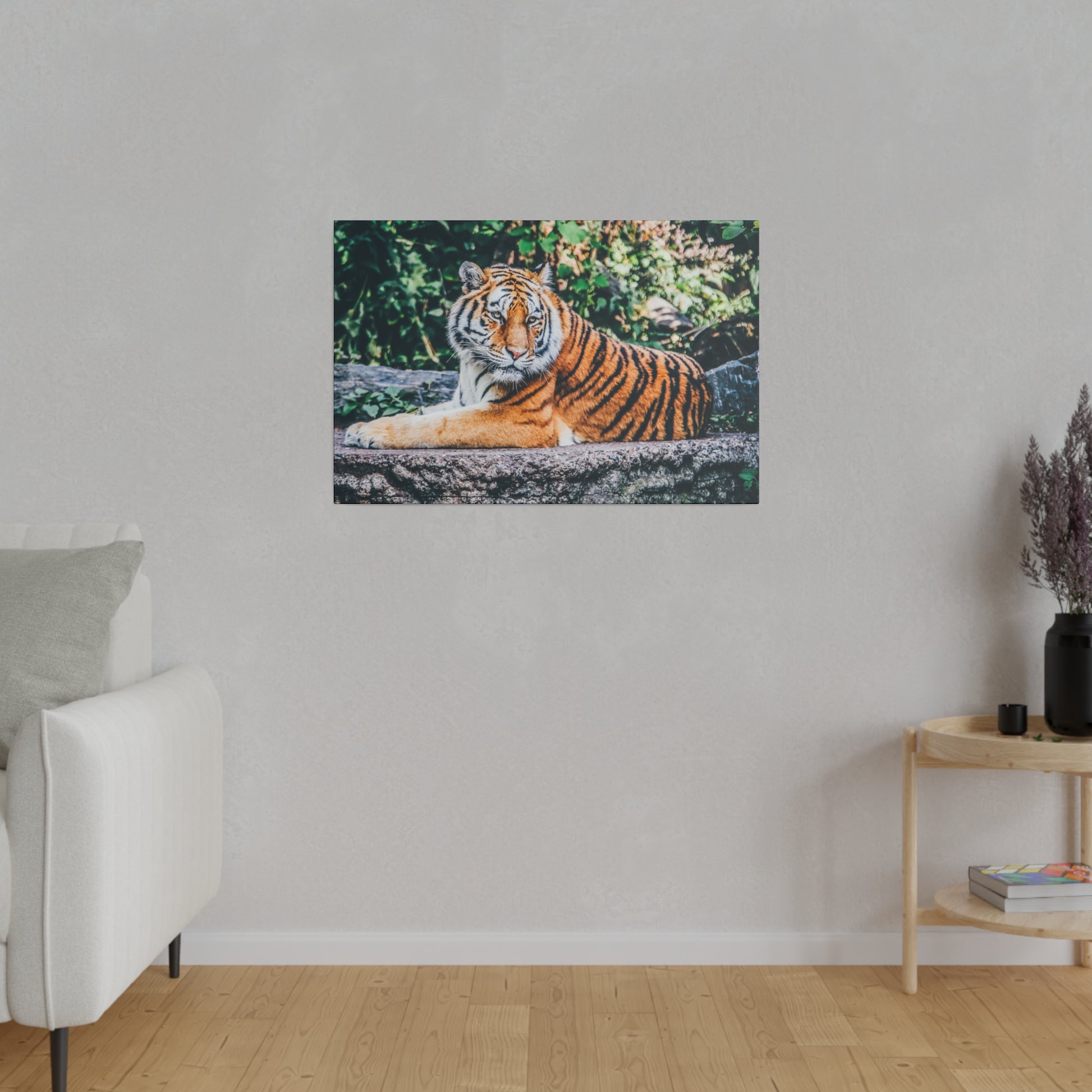 Tiger in the forest, canvas art print